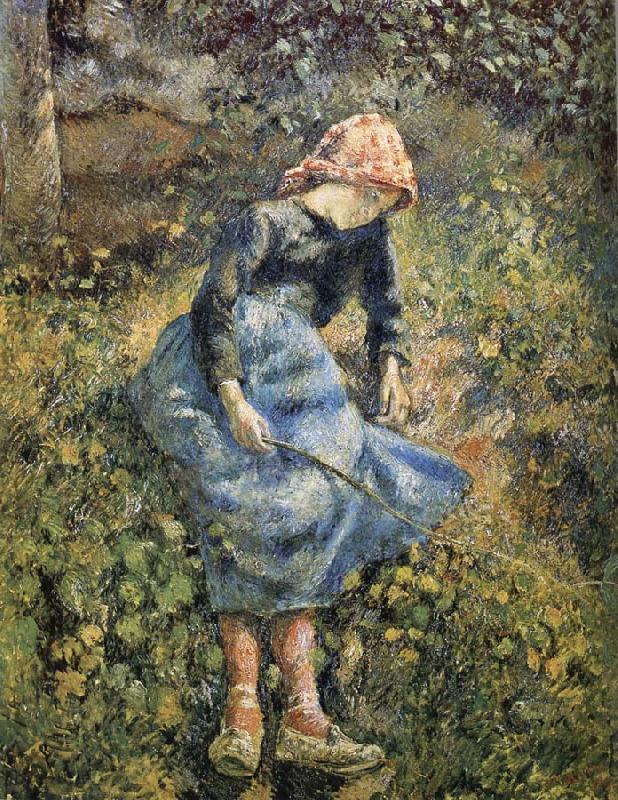 Camille Pissarro girls oil painting picture